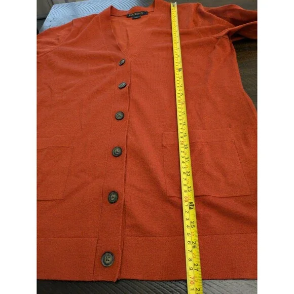 Pendleton Womens Silk Colby Cardigan Button Front Pockets Mid Weight Large NWOT - Picture 9 of 9